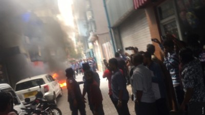 ވީނުވީއެއް ނޭނގި ސައިކަލެއްގައި ރޯވެ އަނދައިފި