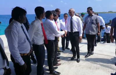 ރިސޯޓްތަކުގެ އެހީ ރަށްތަކަށް ލިބުން މުހިއްމު: ރައީސް