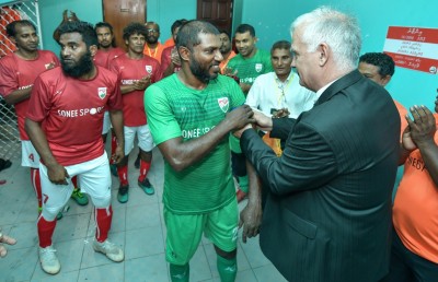 ހާއްސަ މެޗުން އިމްރާން ގައުމީ ޓީމަށް އަލްވަދާއު ކިޔައިފި