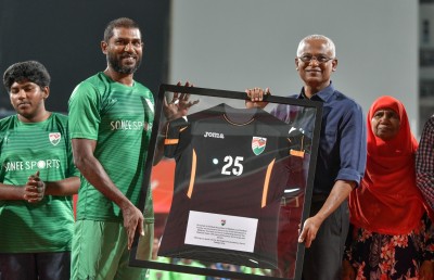 ހާއްސަ މެޗުން އިމްރާން ގައުމީ ޓީމަށް އަލްވަދާއު ކިޔައިފި