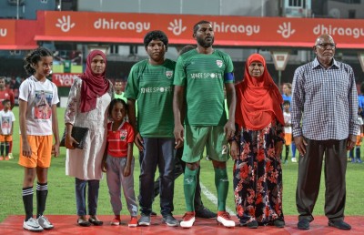 ހާއްސަ މެޗުން އިމްރާން ގައުމީ ޓީމަށް އަލްވަދާއު ކިޔައިފި