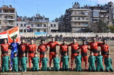 ފަސް އަހަރަށް ފަހު ހަލަބްގައި ފުޓްބޯޅަ މެޗެއް ކުޅެފި