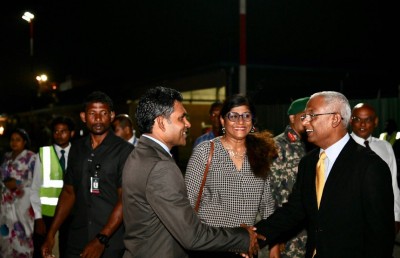 ރަސްމީ ދަތުރުފުޅެއްގައި ރައީސް ޔޫއޭއީ އަށް