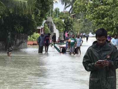 ބޯކޮށް ވާރޭވެހި ކަނޑުހުޅުދޫގައި ފެންބޮޑުވެއްޖެ