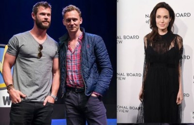 އެންޖެލީނާ ޖޮލީ އާއި ޓޮމް ހިޑެލްސްޓަން އަޅުވައިކިޔަނީ