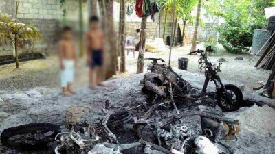 ގަމު ގެއެއްގައި ހުރި ސައިކަލްތަކެއްގައި ރޯކޮށްލައި ބޮޑެތި ގެއްލުން ތަކެއް ވެއްޖެ
