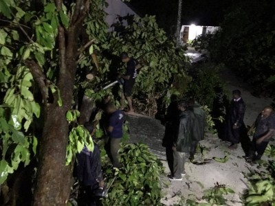 ނަގޫރޯޅީގައި ލިބުނު ގެއްލުންތައް ބެލުމަށް ރައީސްގެ ވަފްދެއް އައްޑުއަށް