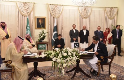 ޕާކިސްތާނާ އެކު ސައުދީން 20 ބިލިއަން ޑޮލަރު އެއްބަސްވުމަކަށް