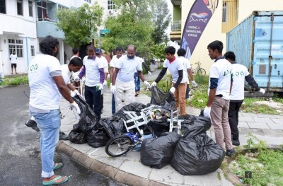 500 އަށްވުރެ ގިނަ މީހުން ނުކުމެ ހުޅުމާލެ ސާފުކޮށްފި