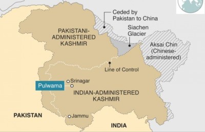 ކަޝްމީރުގައި ދިން ހަމަލާއެއްގައި އިންޑިއާ ސިފައިންގެ 42 މީހުން މަރާލައިފި