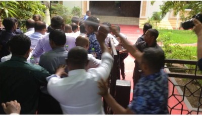 އިދިކޮޅު ފަރާތްތަކުން އިއްޔެ ހިންގީ ޖަރީމާއެއް، އެ އަމަލު ތަހުގީގުކުރަން ޖެހޭ: ޕީޕީއެމް