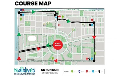 މޯލްޑިވްސް އިންޓަނޭޝަނަލް މެރެތަން: މާލެ އާއި ހުޅުމާލެ ހިމެނޭ ތަފާތު ރޫޓެއް