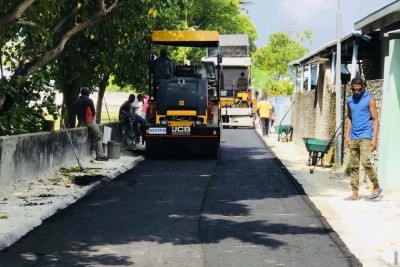 ކުޅުދުއްފުށީ ތިން މަގެއްގައި ތާރުއަޅައި ނިންމާލައިފި