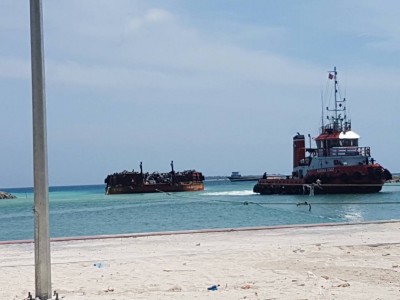 ތުޅާދޫ ނެރަށް އެރި ބާޖު ފަސް ދުވަސް ފަހުން ފުންކޮށްފި