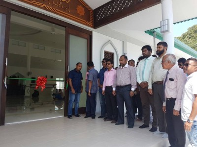 ތިލަދުންމަތީގައި އަލަށް އިމާރާތްކުރި ދެ މިސްކިތެއް ރަސްމީކޮށް ހުޅުވައިފި