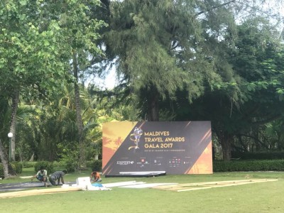 ޓްރެވަލް އެވޯޑްސް ގާލާގެ އެންމެ ފަހު ތައްޔާރީތައް އަނދާރަން ހުދުރަންފުށީގައި ކުރިއަށްދަނީ