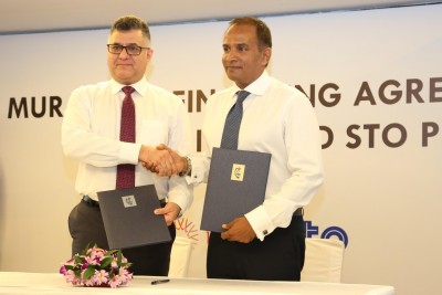އައިޑީބީ އިން އެސްޓީއޯ އަށް 100 މިލިއަން ޑޮލަރުގެ ފެސިލިޓީއެއް ނަގަން ސޮއިކޮށްފި