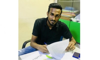 މާޒިޔާއާ އެކު ގައުމީ ޓީމު ކީޕަރު ހުސައިން ހަދާފައިވާ ކޮންޓްރެކްޓް އާކޮށްފި