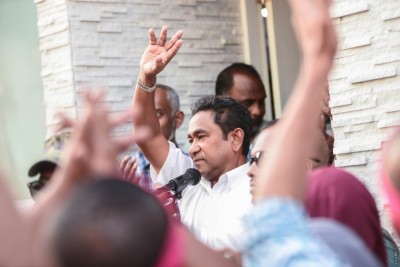 ކެމްޕެއިން ރަސްމީކޮށް އިއުލާންކޮށް، އިދިކޮޅު ލީޑަރުންގެ ފޮޓޯގައި "ނޯ" ޖެއްސެވުމަށް ރައީސް ގޮވާލައްވައިފި