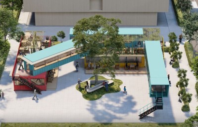 ހުޅުމާލޭގައި ކޮންޓެއިނަރުން ހަދާ ޕާކް ރޯދައަށް ނިންމަނީ