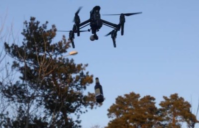 ރަޝިޔާ ސިފައިންނާ ދެކޮޅަށް ޑްރޯންގައި ޕެޓްރޯލް ބޮން އަޅައިފި