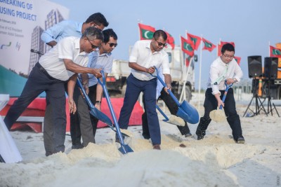 އެމްޑަބްލިއުއެސްސީއިން އަޅާ 15 ބުރީގެ ދެ ޓަވަރުގެެ މަސައްކަތް ފަށައިފި