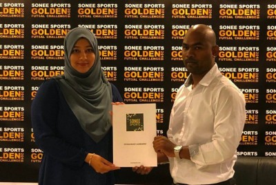 ގޯލްޑަން ފުޓްސަލް ޗެލެންޖުގެ ޓައިޓަލް ސްޕޮންސަރަކަށް މިފަހަރުވެސް ސޮނީ ސްޕޯޓްސް