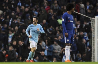 ބެނާޑޯ ސިލްވާގެ ލަނޑުން ޗެލްސީ ބަލިކޮށް، ސިޓީން 18 ޕޮއިންޓުގެ ލީޑެއް ހޯދައިފި