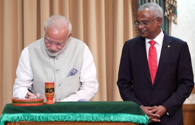 ރާއްޖެ-އިންޑިއާ ގުޅުމުގެ އަގު ވަޒަންކުރަން؛ ކައިރިން މަސައްކަތްކުރަން ބޭނުން: މޯދީ