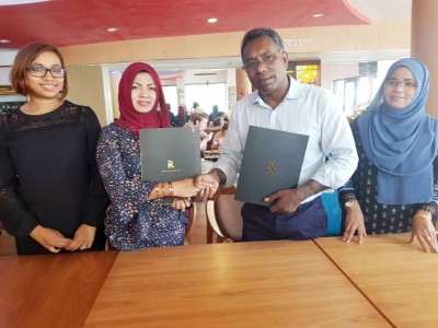 ރަފީ ޖަމްއިއްޔާ އިން 'ސޭފް' އާ އެކު އެމްއޯޔޫއެއްގައި ސޮއިކޮށްފި