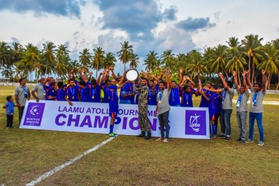 ދެ ވަނަ ލެގު ވެސް ކާމިޔާބުކޮށް، މާބައިދޫން އަތޮޅު ޗެމްޕިއަންކަން ހޯދައިފި