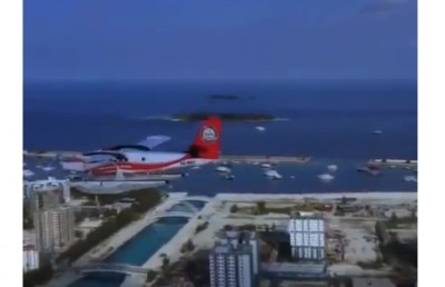 ސީޕްލޭން ޖައްސަން ދަނިކޮށް ޑްރޯންއަކުން ވީޑިއޯކުރި މައްސަލައެއް ފެންމަތިވެއްޖެ!