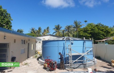 ހަންޏާމީދޫގެ ފެނުގެ ނިޒާމުގެ 80 ޕަސެންޓް ނިމިއްޖެ