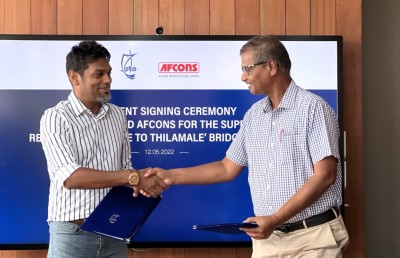 ތިލަމާލެ ބްރިޖަށް ބޭނުންވާ ކޮންކްރީޓް ފޯރުކޮށްދޭނީ އެސްޓީއޯއިން އިން