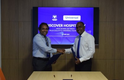 ވިލާ ކޮލެޖާއި ޔުނިވާސަލް ގުޅިގެން ޓުއަރިޒަމް ދާއިރާ އަށް 50 މީހުން ތަމްރީނު ކުރަނީ