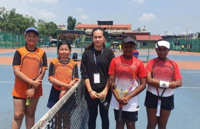 ބޫޓާން ވެސް ބަލިކޮށް ދެކުނު އޭޝިއާގެ ޖޫނިއާ މުބާރާތުން ގައުމީ ޓެނިސް ޓީމަށް ކުރިއެރުން