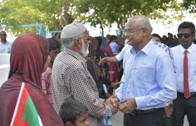 ރައީސް، ބ. އަތޮޅަށް ވަޑައިގެންފި