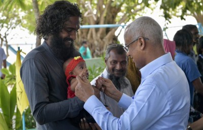 ރައީސް، ބ. އަތޮޅަށް ވަޑައިގެންފި