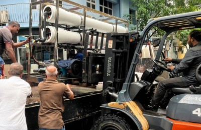 ގުޅިއަށް ފެން ފޯރުކޮށްދޭން ދަތިވުމުން ސްޓެލްކޯ އިން އާރުއޯ ޕްލާންޓެއް