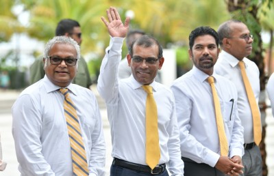އެމްޑީޕީއަށް 17: ނަޝީދު ވިދާޅުވީ ދިވެހިން އެދޭ ރާއްޖެ ހޯދައިދެވޭނީ އެމްޑީޕީއަށް ކަމަށް