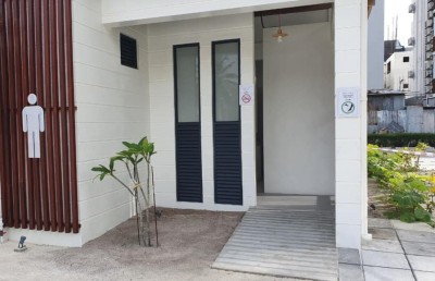 ހުޅުމާލެ ބީޗު ކައިރީގައި ފާހާނާ ބަރިތަކެއް ހަދައިފި