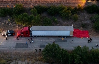 އެމެރިކާއަށް ވަގަށް އެތެރެވި ބަޔަކު ލޮރީ ތެރޭގައި މަރުވެއްޖެ