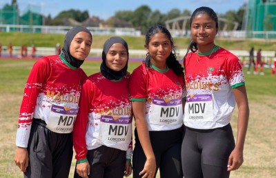 ކޮމަންވެލްތު ގޭމްސްގައި އަންހެން ޓީމުން ރިލޭގެ ރެކޯޑް މުގުރާލައިފި