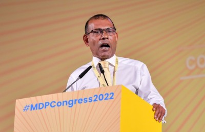 2023 ގައި ކޯލިޝަން އޮންނާނެ ކަމަށް ދެކޭނަމަ މި ތިބެވެނީ އަވާމެންދުރެއްގައި: ނަޝީދު