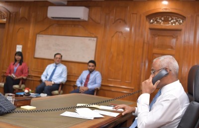 ކޮވިޑް-19: ރާއްޖޭގެ ހާލަތު ޑަބްލިޔުއެޗްއޯއާ ރައީސް ހިއްސާ ކުރައްވައިފި