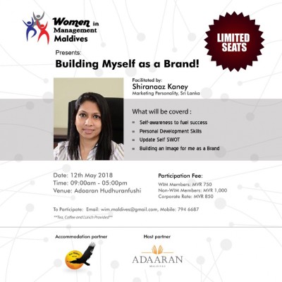 ވިމެން އިން މެނޭޖްމެންޓުން މާކެޓިންނާ ގުޅޭ ދެ ވޯކްޝޮޕެއް ބާއްވަނީ