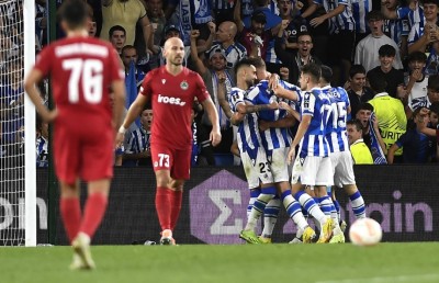 ރޮނާލްޑޯ ޔޫރޮޕާ ލީގުގައި ފުރަތަމަ ފަހަރަށް ލަނޑު ޖަހައިފި