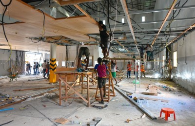 ކޮވިޑް-19: ވަގުތީ ހޮސްޕިޓަލް ނިންމަން 24 ގަޑިއިރު މަސައްކަތުގައި