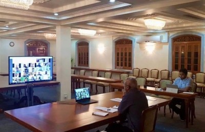 ރައީސް ބައްވަވާ ޓާސްކް ފޯސްގެ އިސްވެރިންގެ ބައްދަލުވުން ވާޗުއަލްކޮށް ގެންދަން ފަށައިފި