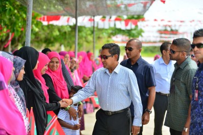 ރައީސް ޔާމީން މުލަކު އަތޮޅަށް ފުރާވަޑައިގެންފި